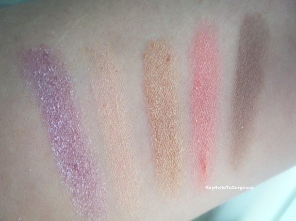 2nd Love eyeshadow swatches